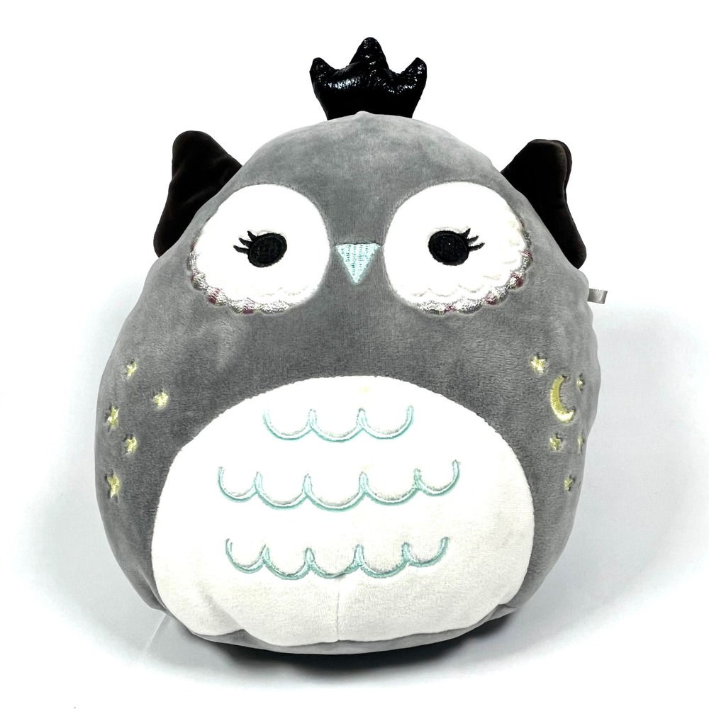 Squishmallows Starling the Gray Owl Halloween Edition 7 Inch Plush Stuffed Toy